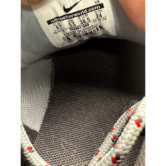 RARE  NIKE Stefan‎ Janoski Boys Gray Skateboard Sneakers Youth 6Y 654861-006 - Picture 6 of 9